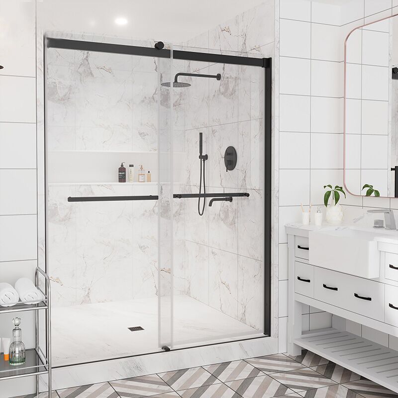 Frameless Sliding Bathroom Shower Door MP SD109 Frameless Sliding Bathroom Shower Door Frameless Sliding Bathroom Shower Door