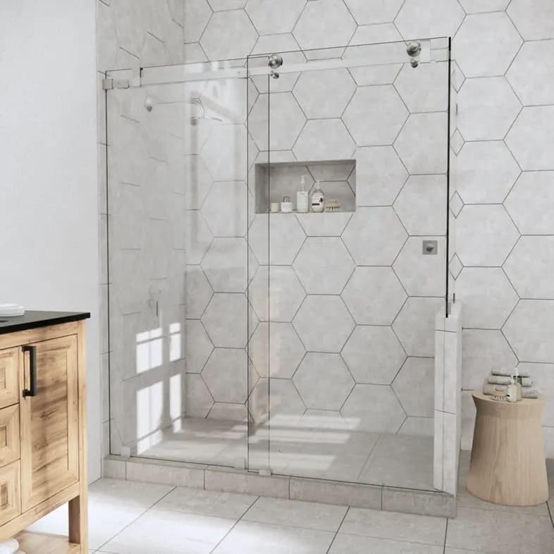 Bulk Order Frameless Sliding Shower Doors Factory Price with Anti-Shatter Glass MP SDG 102 Bulk Order Frameless Sliding Shower Doors Factory Price with Anti Shatter Glass Bulk Order Frameless Sliding Shower Doors Factory Price with Anti-Shatter Glass