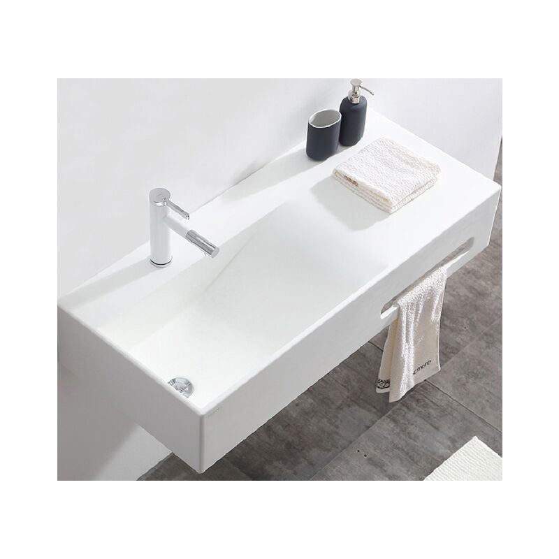 Modern Europe Style Small Size Solid Wash Basin White Acrylic Surface Glossy Wall Hung Art Basin Bathroom Sink Modern Europe Style Small Size Solid Modern Europe Style Small Size Solid Wash Basin White Acrylic Surface Glossy Wall Hung Art Basin Bathroom Sink
