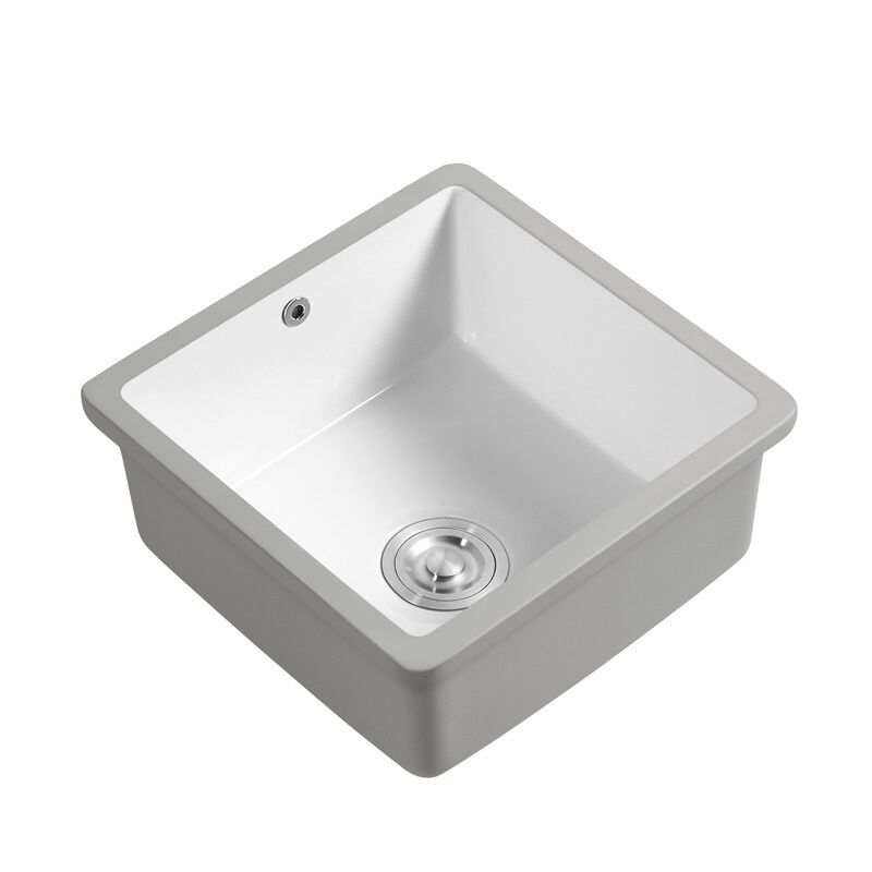 Modern Style Ultra-Deep Embedded Ceramic Basin Large Capacity Square Deep Laundry Sink for Bathroom Wash for Hotel Use Modern Style Ultra Deep Embedded Ceramic Modern Style Ultra-Deep Embedded Ceramic Basin Large Capacity Square Deep Laundry Sink for Bathroom Wash for Hotel Use