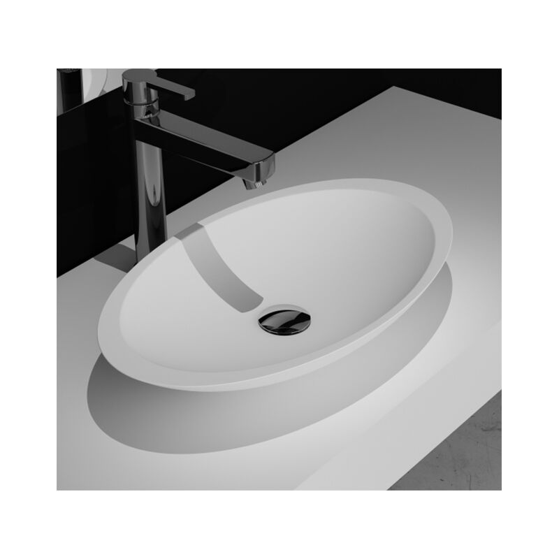 Monerte Hot New Product Bathroom Sink Acrylic Solid Surface Matt White Round Wash Basins with 3 Size Monerte Hot New Product Bathroom Sink Monerte  Hot New Product Bathroom Sink Acrylic Solid Surface  Matt White Round Wash Basins with 3 Size