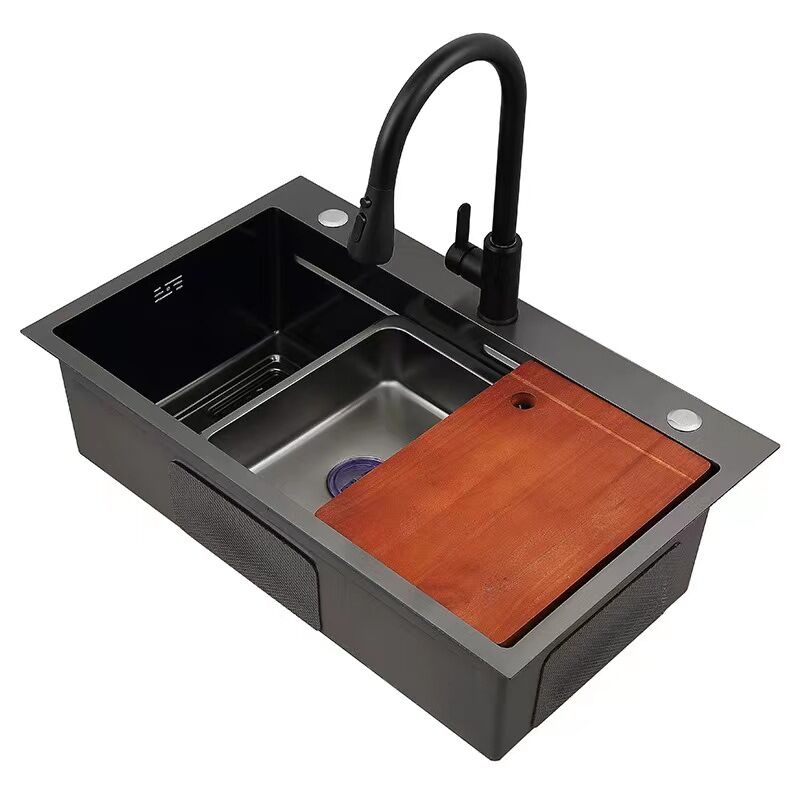 New SUS 304 Stainless Steel Sink Honeycomb Embossed Nano Large Single Sink with Cup Washer New SUS 304 Stainless Steel Sink Honeycomb New SUS 304 Stainless Steel Sink Honeycomb Embossed Nano Large Single Sink with Cup Washer