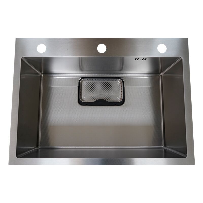 Rust-Resistant Stainless Steel Single Bowl Kitchen Sink with Drainboard Easy Clean Undermount Kitchen Sinks with One-Hole Design Rust Resistant Stainless Steel Single Bowl Kitchen Rust-Resistant Stainless Steel Single Bowl Kitchen Sink with Drainboard Easy Clean Undermount Kitchen Sinks with One-Hole Design