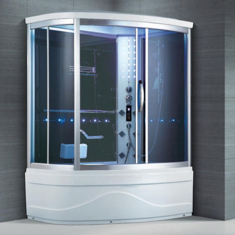 Luxury Bathroom Massage Shower Units Steam Hydro Massage Steam Shower Cabin Steam Sauna Bathroom Steam Cabins,Shower Enclosure,Steam Shower Room