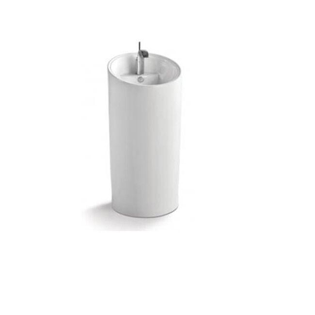 Wholesale Freestand One Piece Sanitary Ware Round Bathroom Ceramic Hand Wash Pedestal Sink Basin Wholesale Freestand One Piece Sanitary Ware Wholesale Freestand One Piece Sanitary Ware Round Bathroom Ceramic Hand Wash Pedestal  Sink Basin