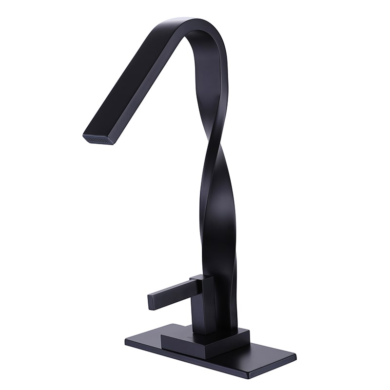 Wholesale Sanitary Ware Faucet Brass Distorted Waterfall Sink Faucets wholesale sanitary ware Faucet Brass Distorted Waterfall Basin Faucet 1 Faucet Barangan Sanitari Borong Paip Sinki Air Terjun Loyang Herot